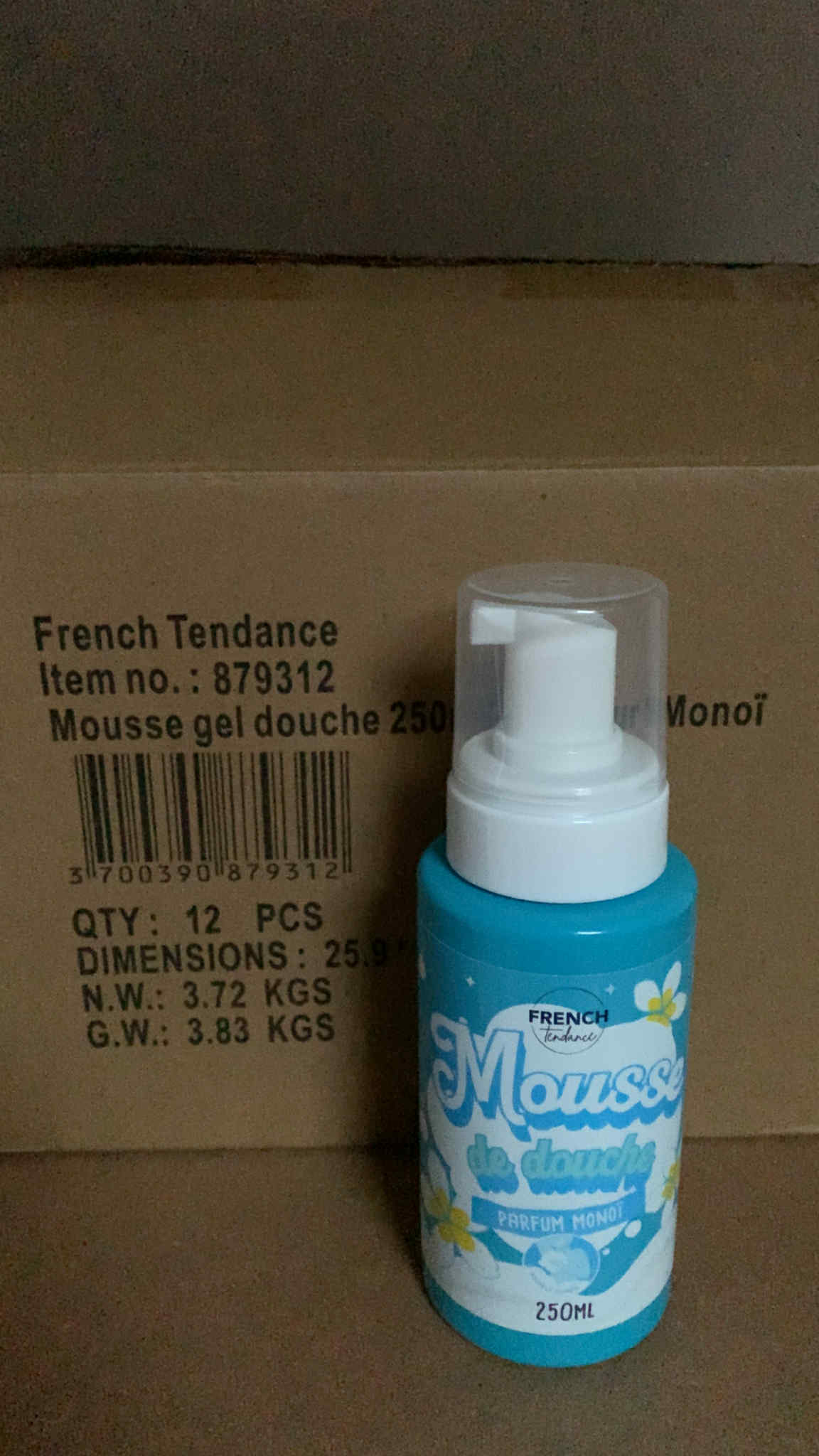 Mousse de douche parfum Monoï