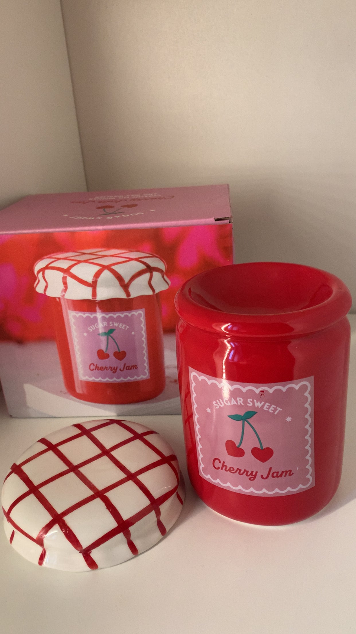 Pot de confiture Cerise