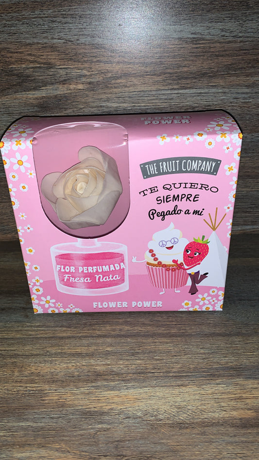 Fleur parfumé fraise chantilly