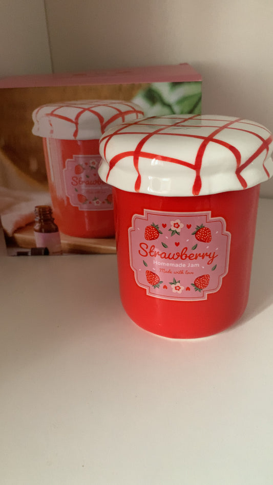 Pot à confiture fraise