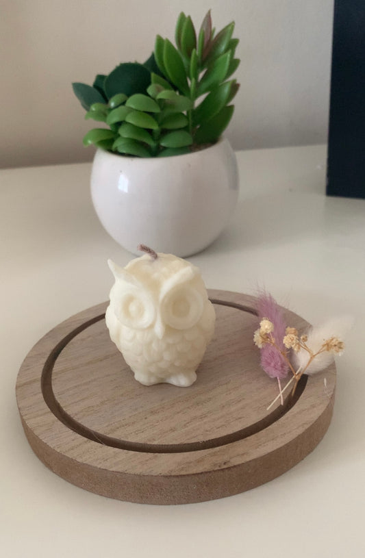 Mini bougie hiboux