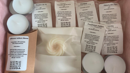 Coffret découverte avec diffuseur de voiture