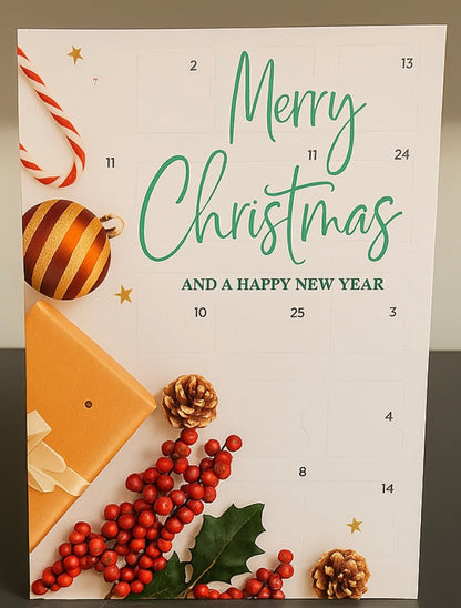 Calendrier de l’avent parfum de Noël