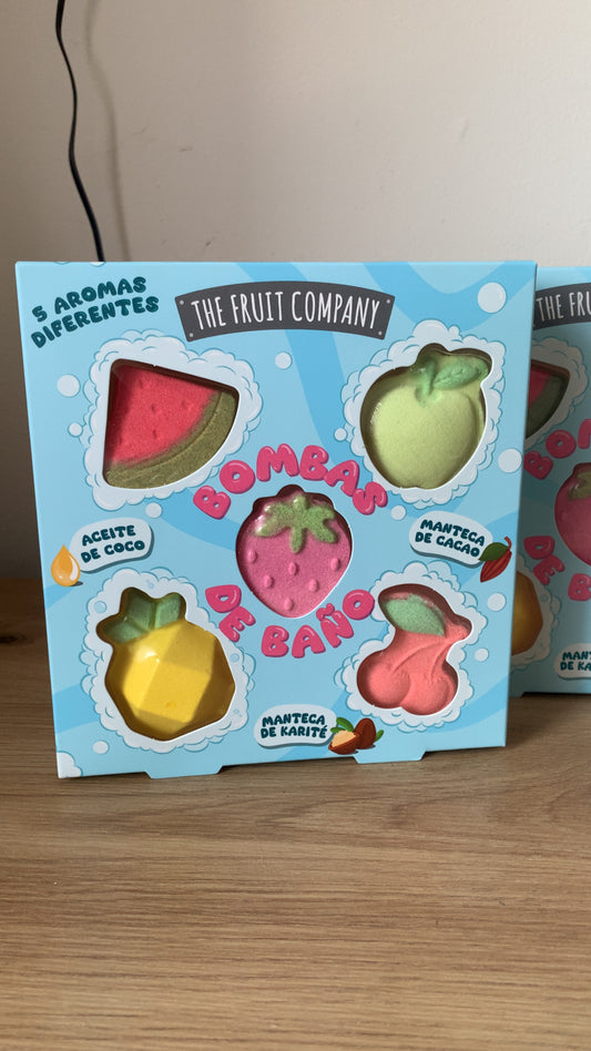 Coffret 5 bombes de bain