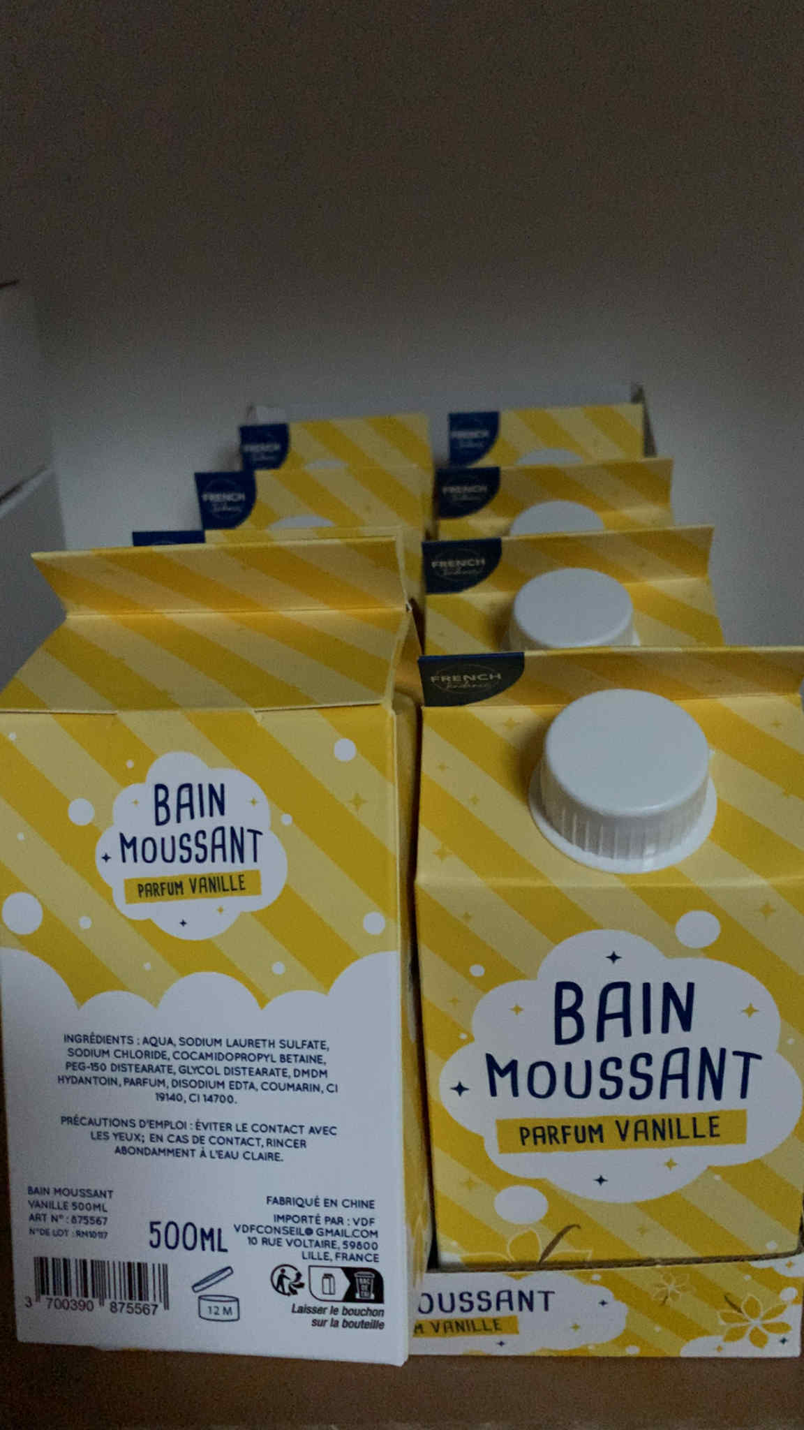Bain Moussant Parfum Vanille